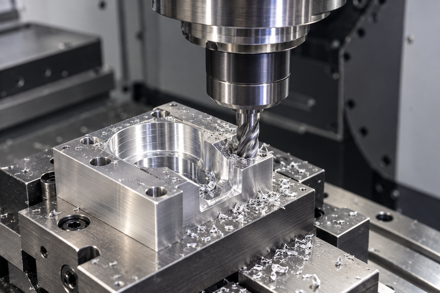 CNC machine shop floor